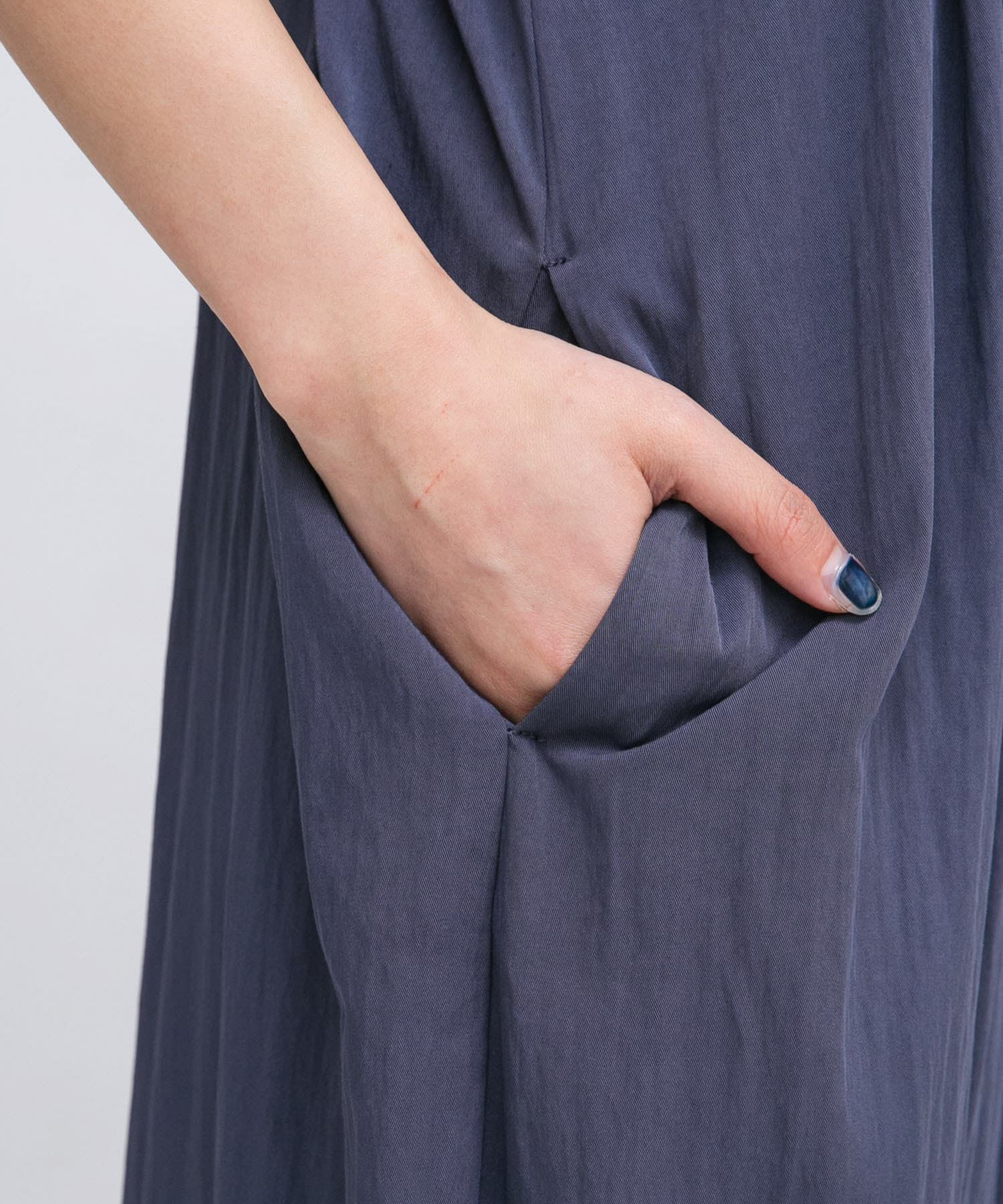  「『2サイズ展開』オーバーストラップワイドサロペット」|スカート|