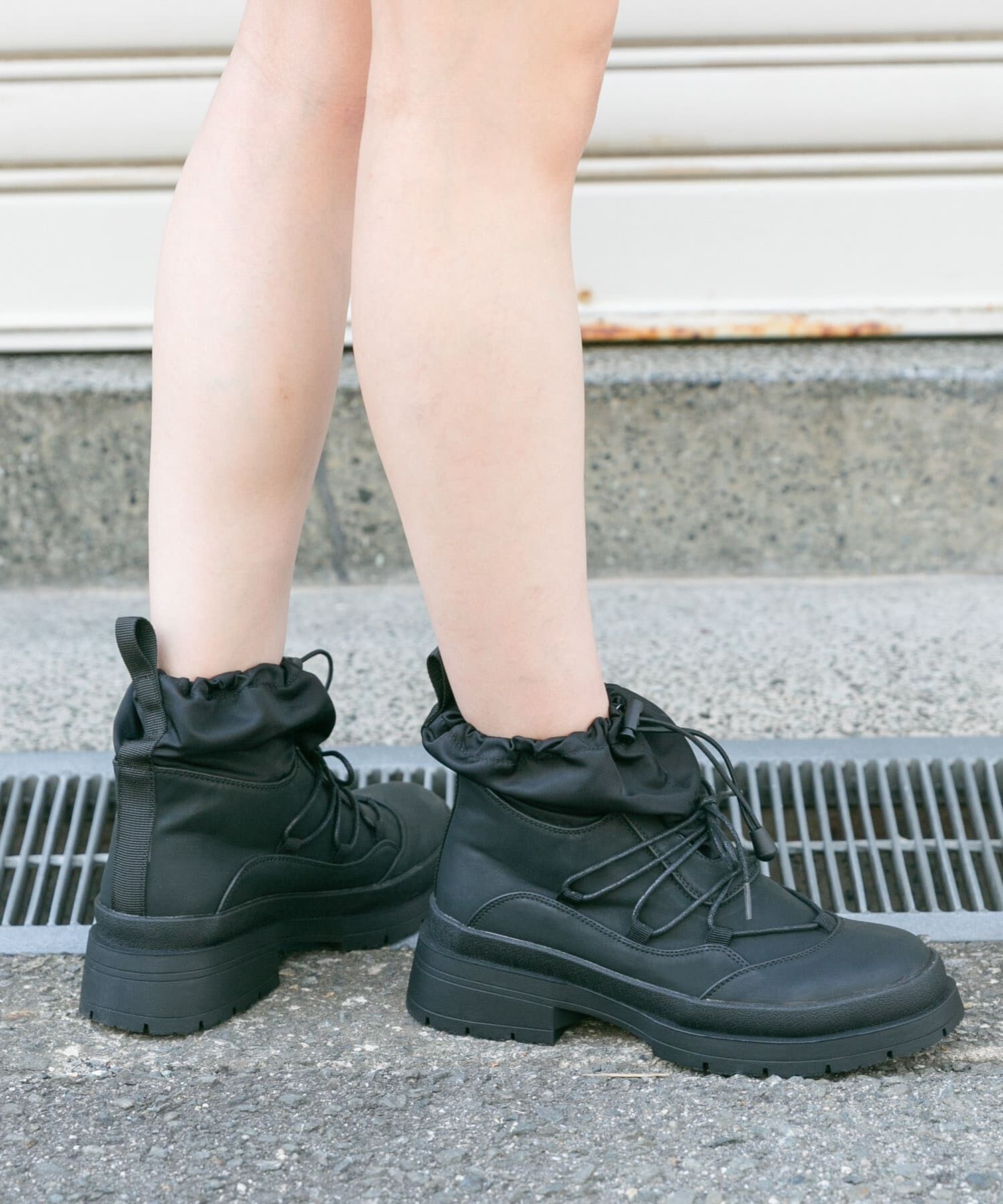  「タンクソールワークブーツ」|ショートブーツ|