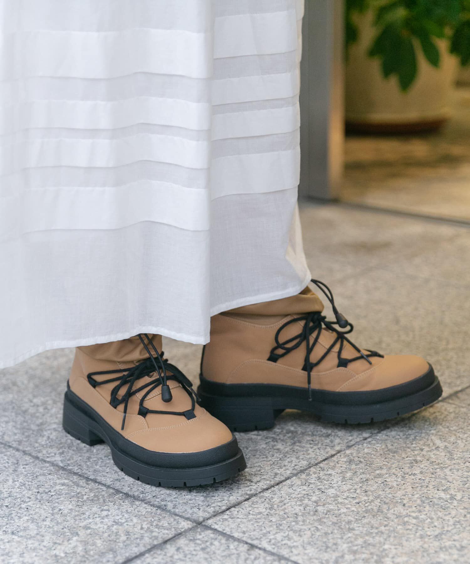  「タンクソールワークブーツ」|ショートブーツ|