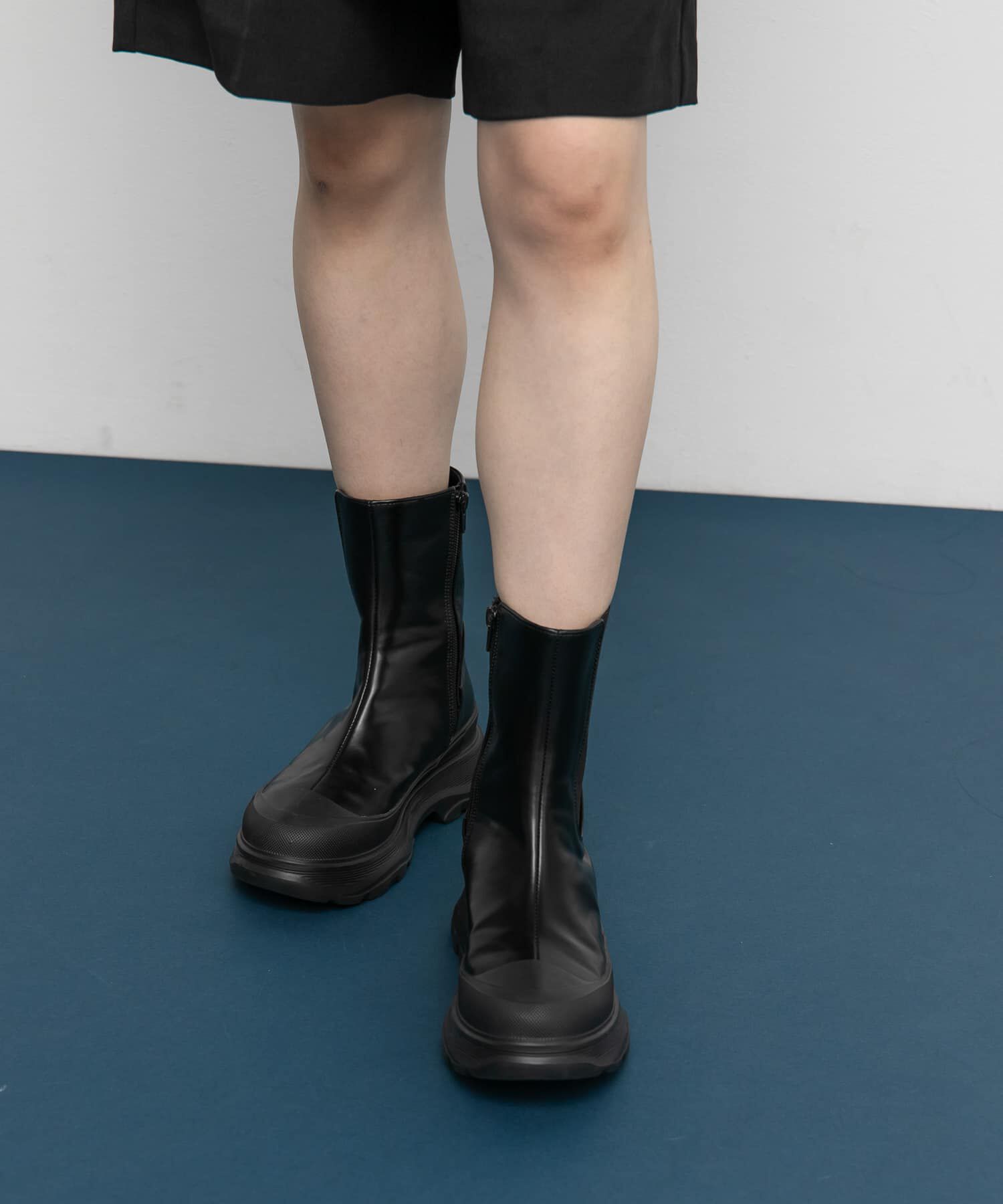  「サイドゴアスニーカーブーツ」|ショートブーツ|