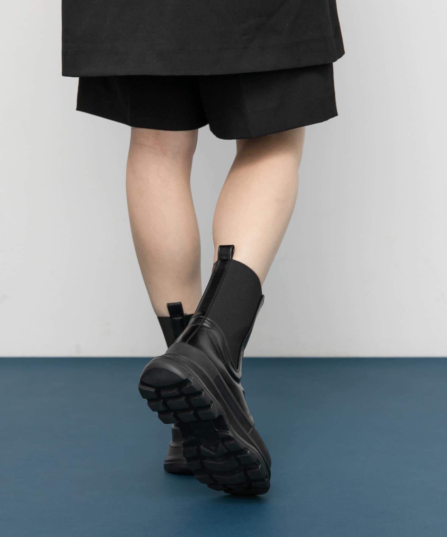  「サイドゴアスニーカーブーツ」|ショートブーツ|