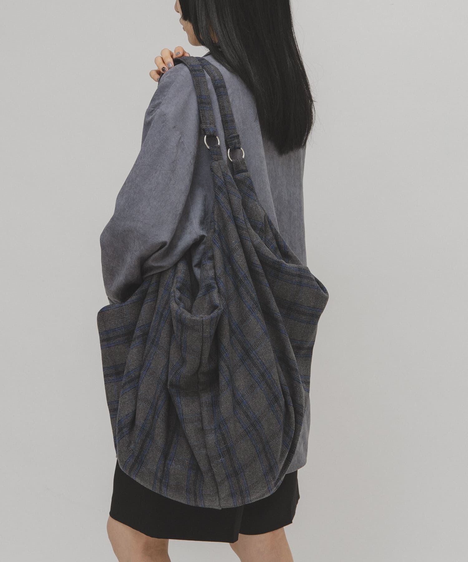  「ウールミックス2WAYイージーBAG」|トートバッグ|グレー系その他