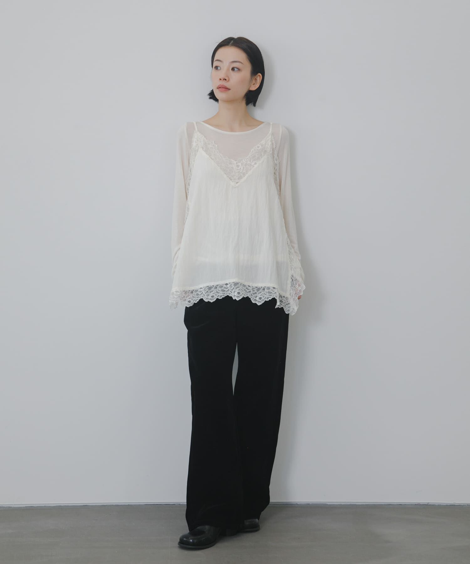  「『2サイズ展開』フロントパネルデザインデニム」|デニム|ブラック