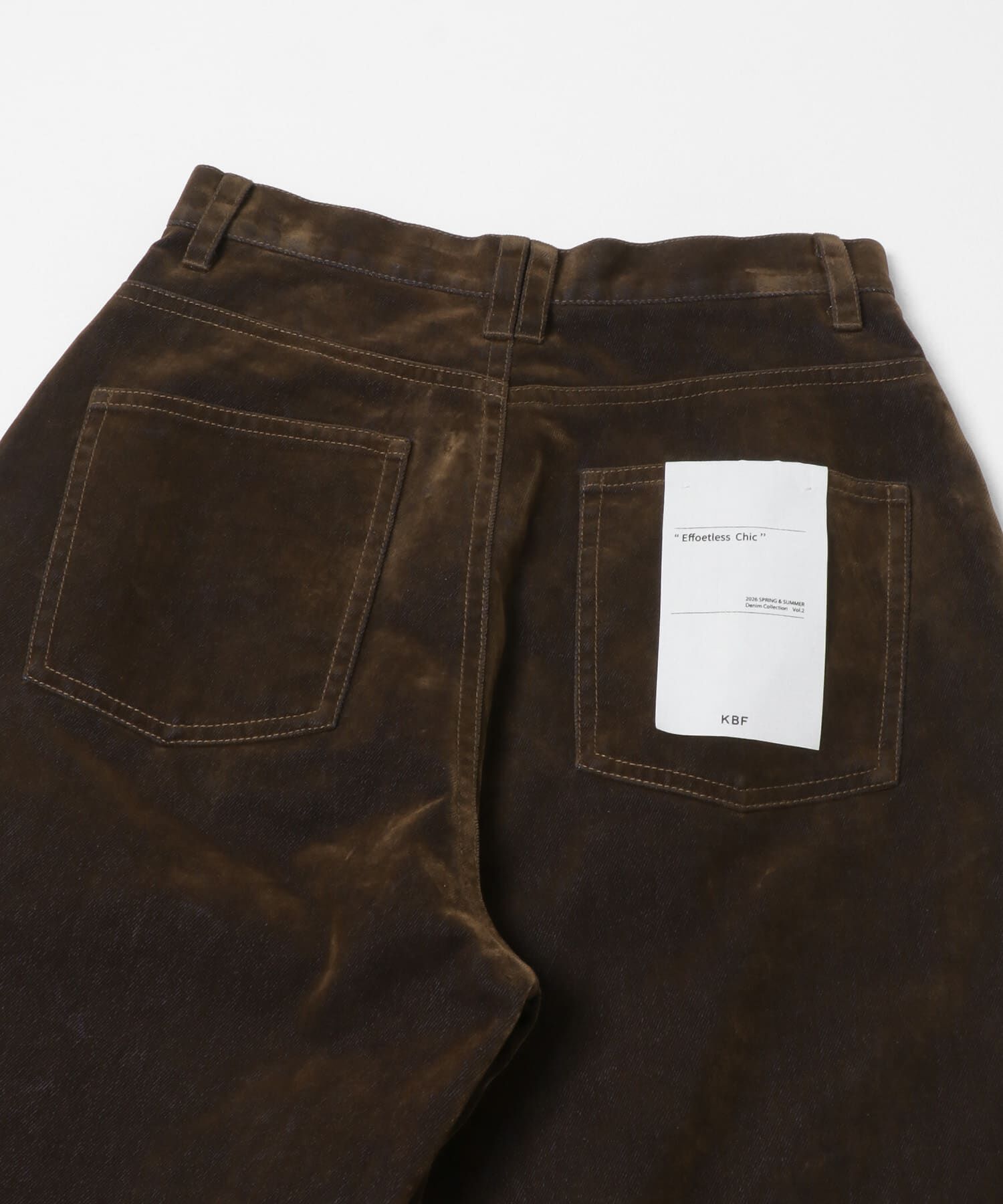  「『2サイズ展開』フロントパネルデザインデニム」|デニム|