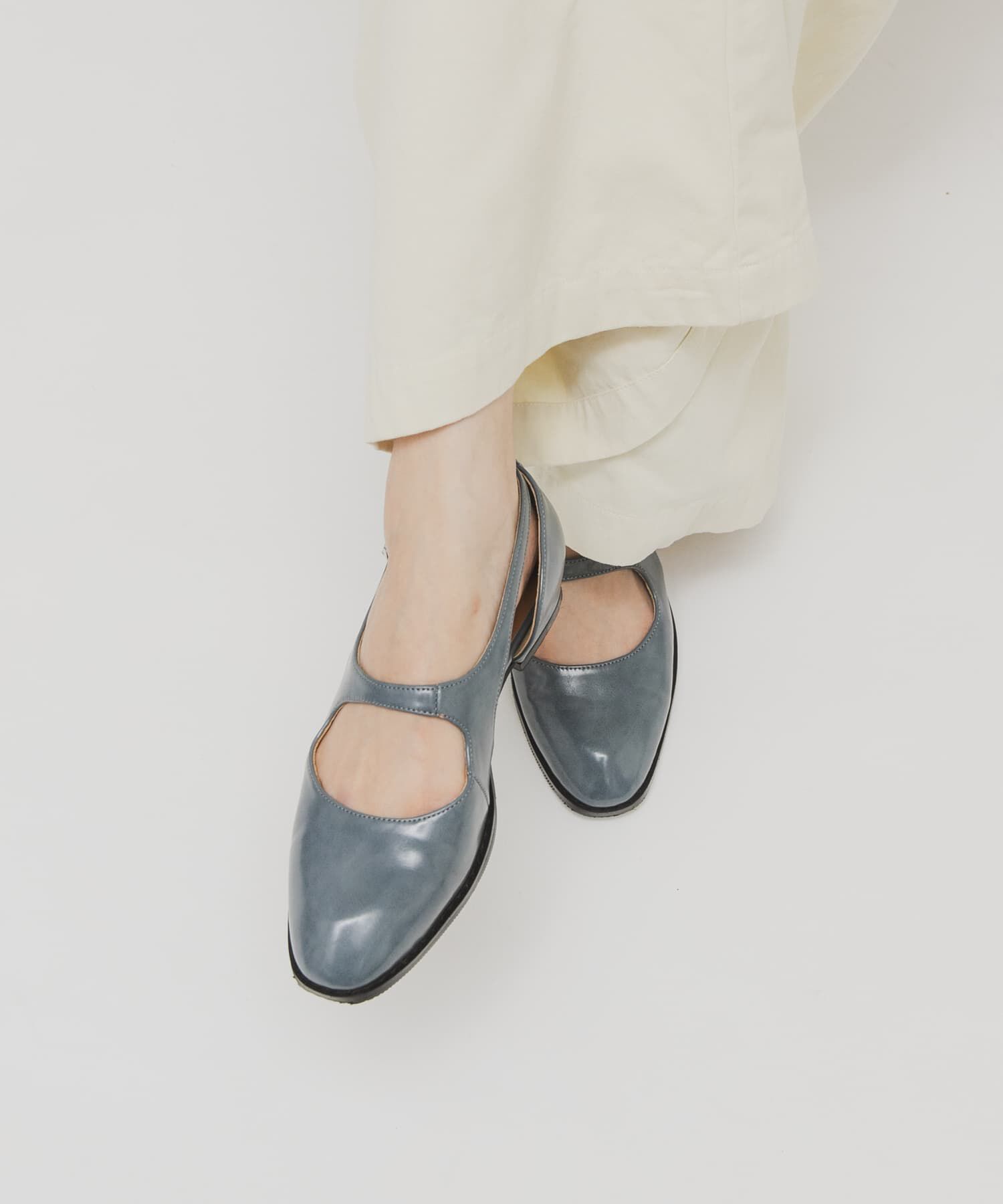  「カットデザインメリージェーンローファー」|ローファー|