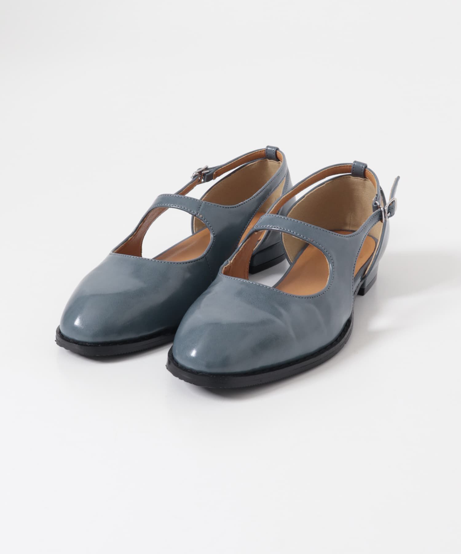  「カットデザインメリージェーンローファー」|ローファー|