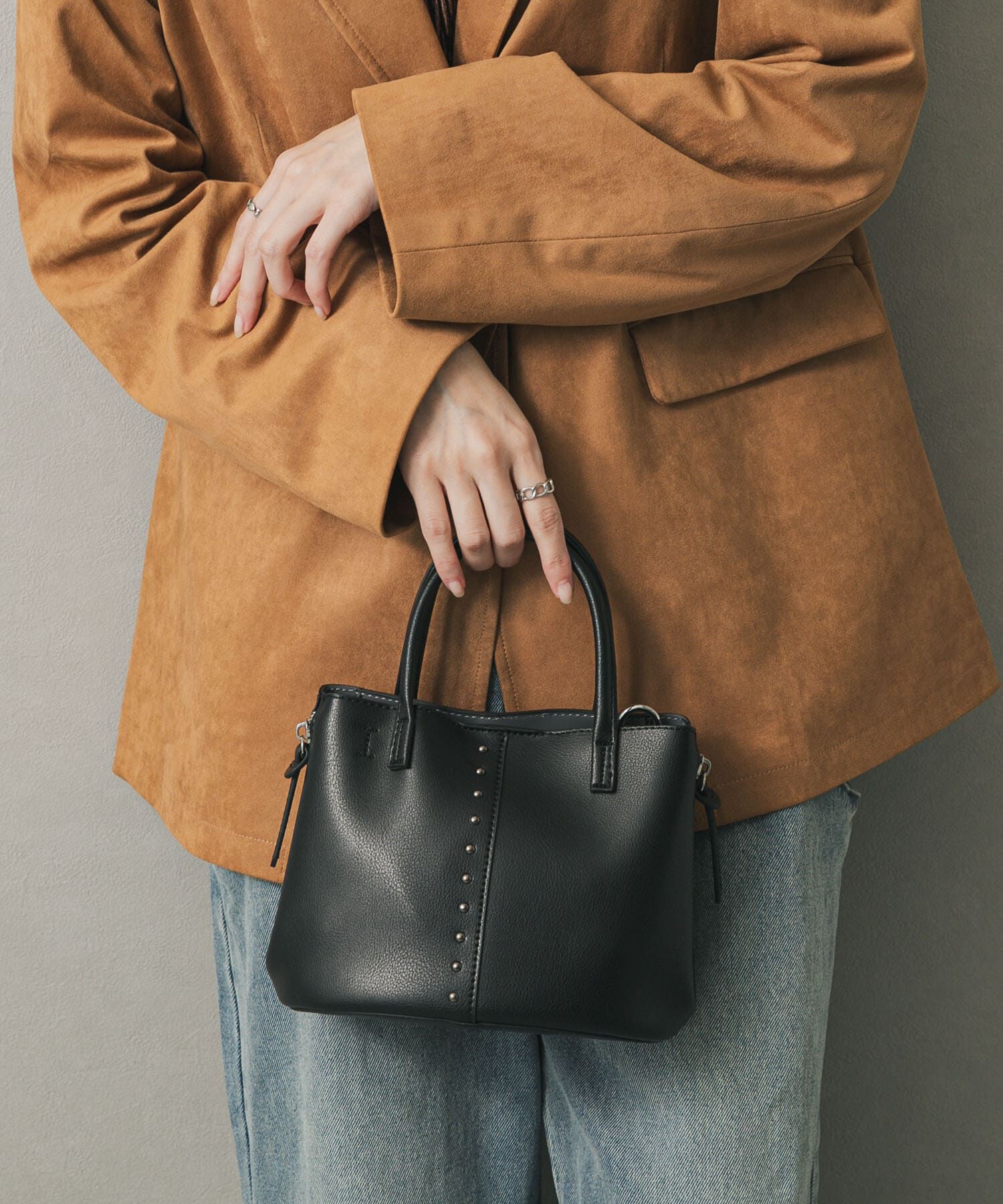 SENSE OF PLACE by URBAN RESEARCH「スタッズショルダーバッグ」|ショルダー・メッセンジャー|