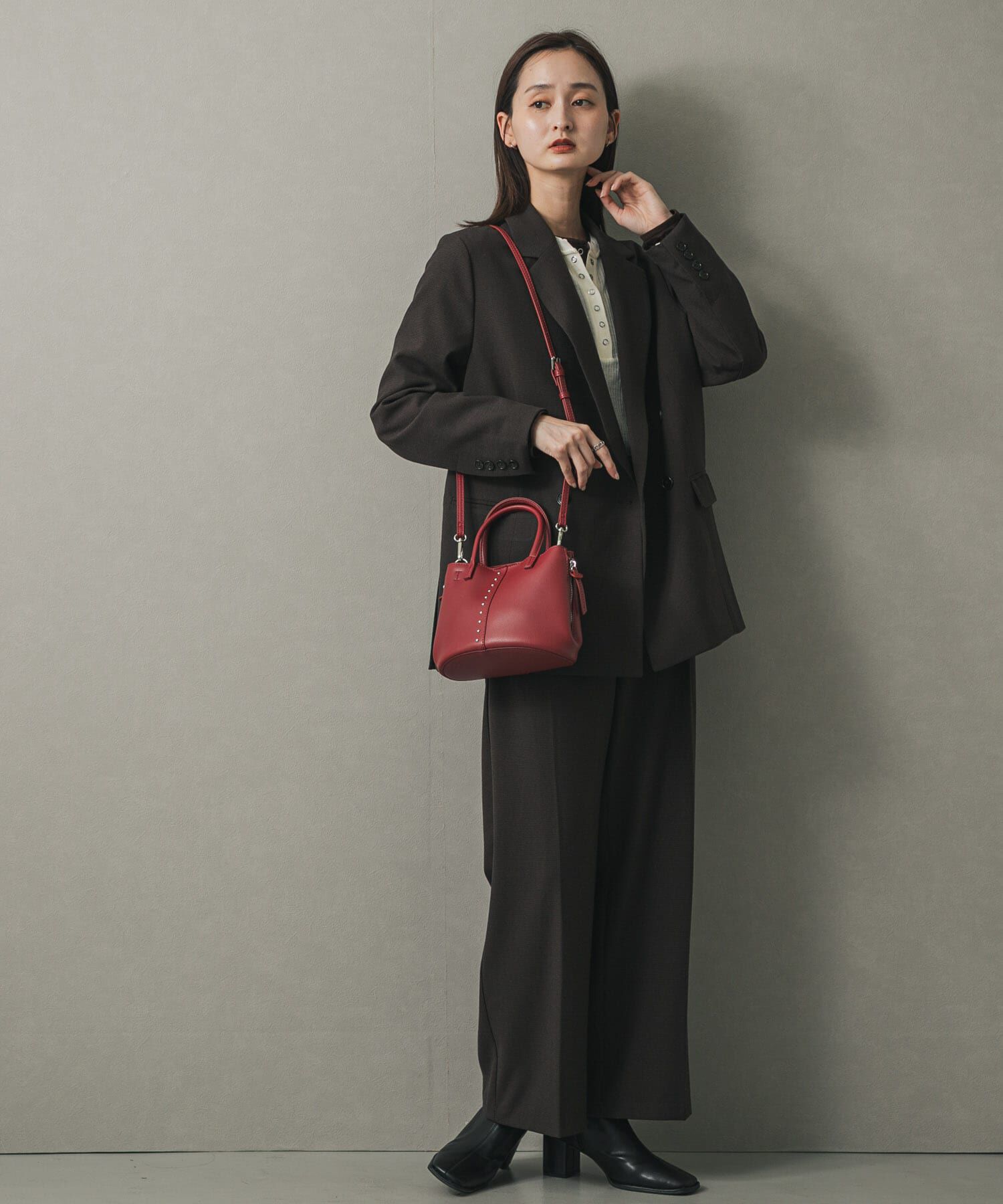 SENSE OF PLACE by URBAN RESEARCH「スタッズショルダーバッグ」|ショルダー・メッセンジャー|