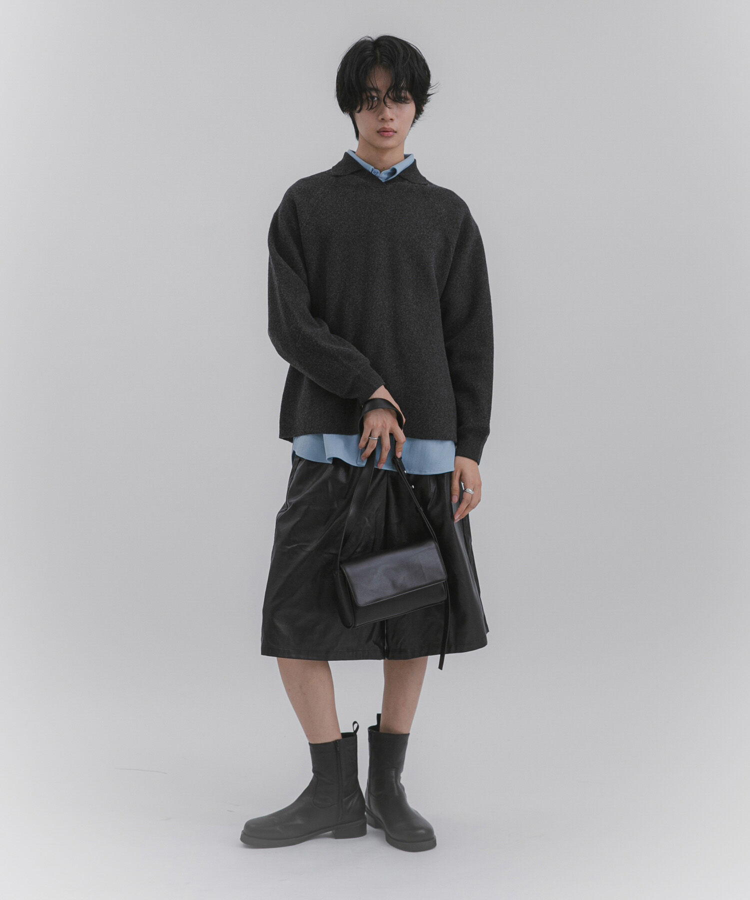 SENSE OF PLACE by URBAN RESEARCH「スウェットライクスキッパーニット」|ニット・セーター|