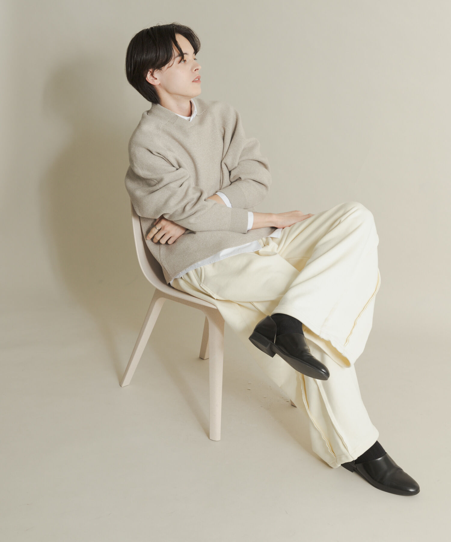 SENSE OF PLACE by URBAN RESEARCH「スウェットライクスキッパーニット」|ニット・セーター|