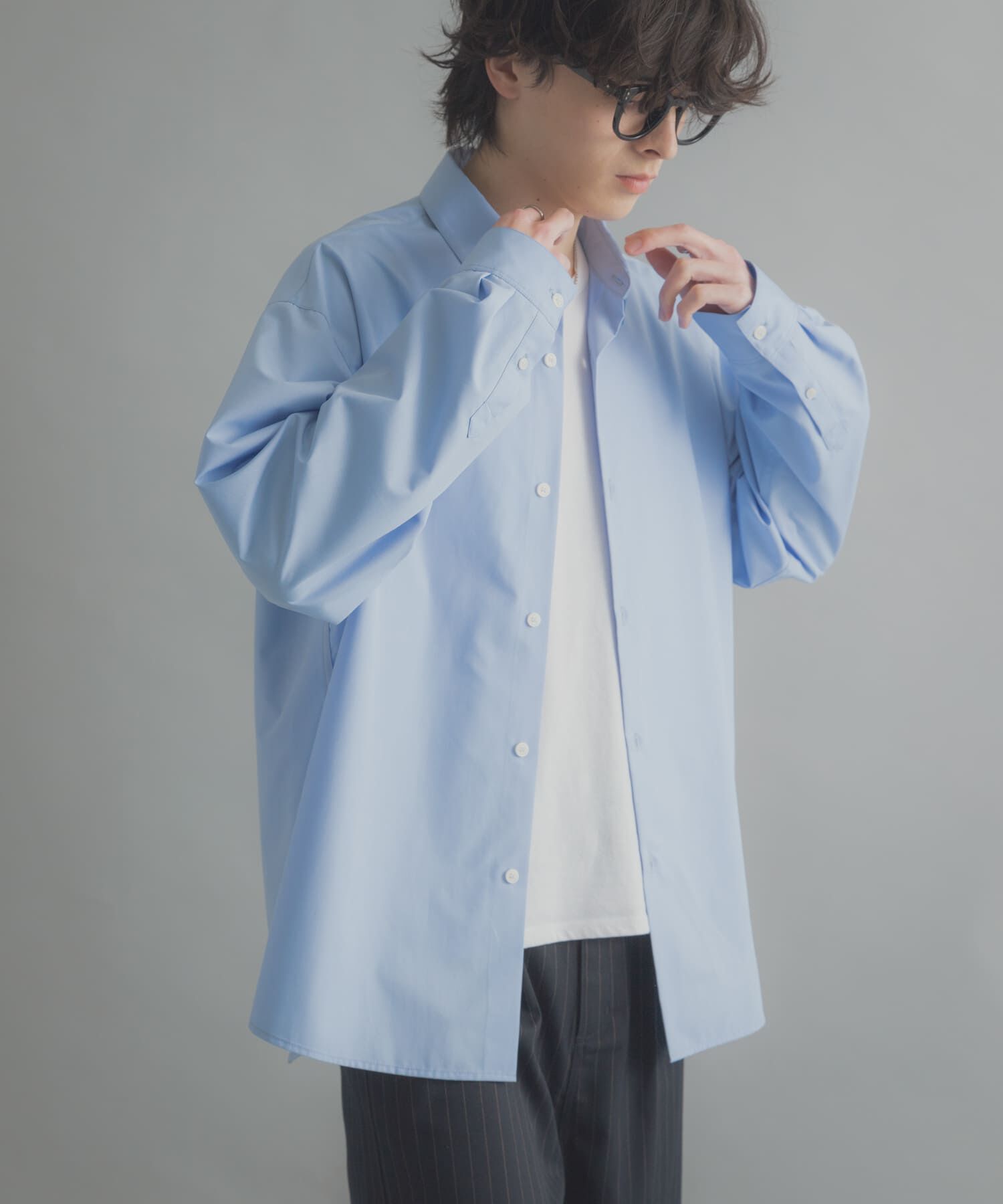 SENSE OF PLACE by URBAN RESEARCH「『ﾕﾆｾｯｸｽ』『ｲｰｼﾞｰｹｱ/速乾/接触冷感』ｺﾝﾌｫｰﾄﾚｷﾞ  」|シャツ・ブラウス|