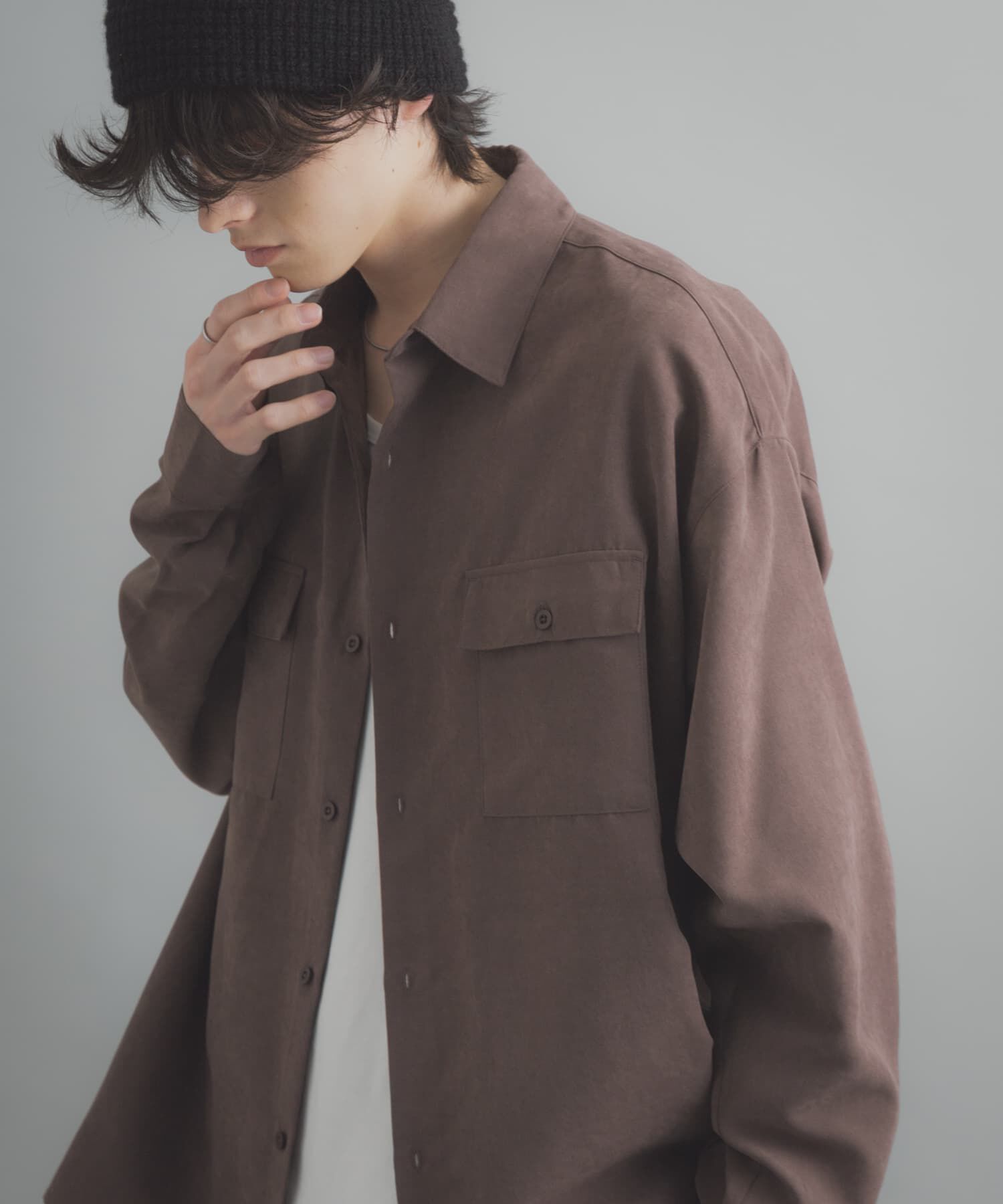 SENSE OF PLACE by URBAN RESEARCH「F/Sダブルポケットロングスリーブシャツ」|シャツ・ブラウス|