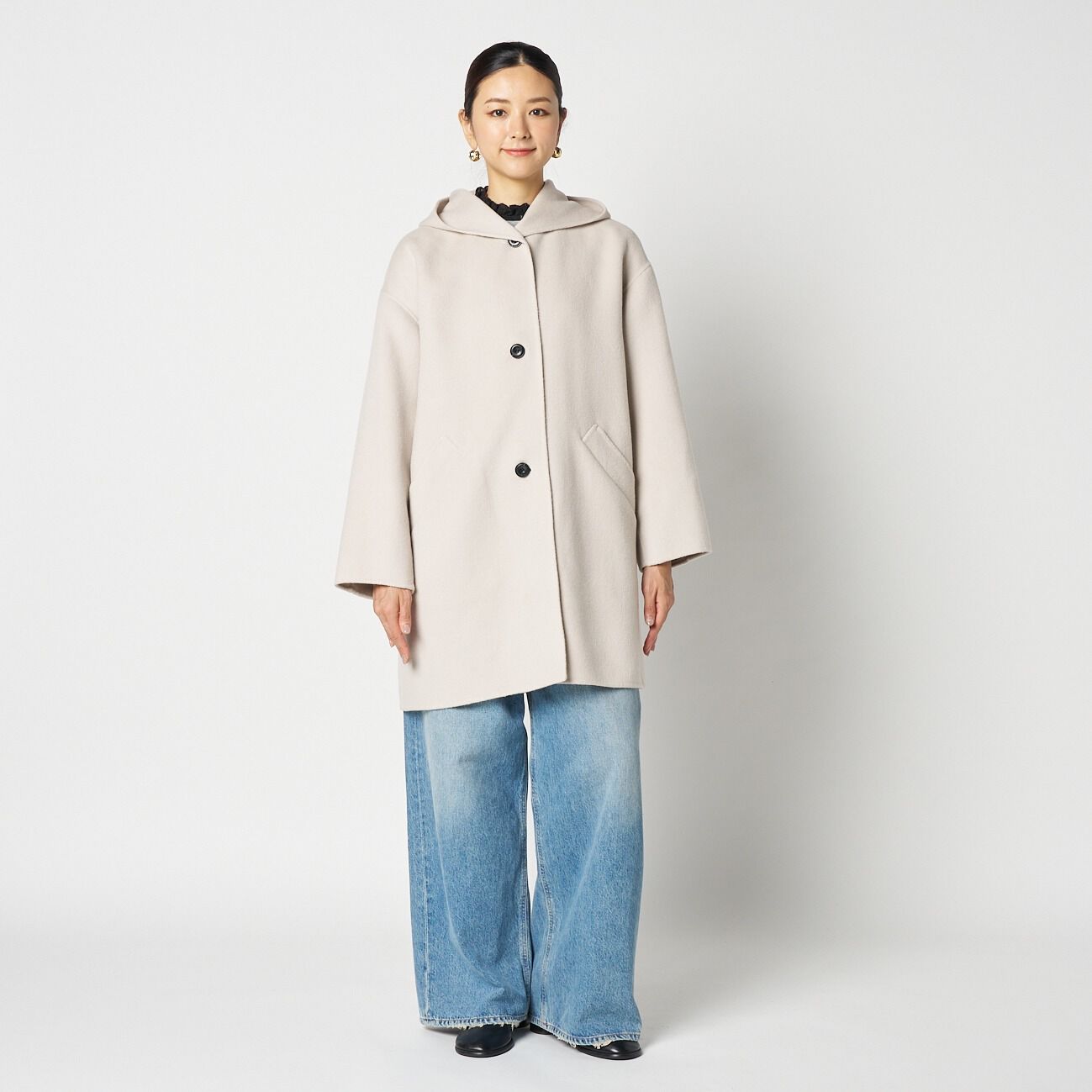 HELIOPOLE「HELIOPOLE DOUBLE FACE HOODIE COAT」|トレンチコート|