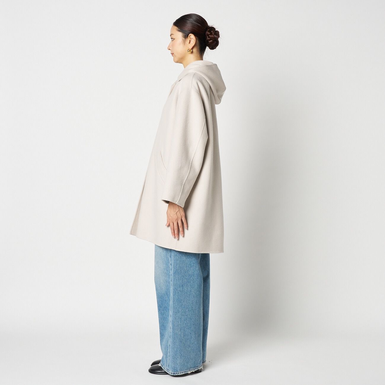 HELIOPOLE「HELIOPOLE DOUBLE FACE HOODIE COAT」|トレンチコート|