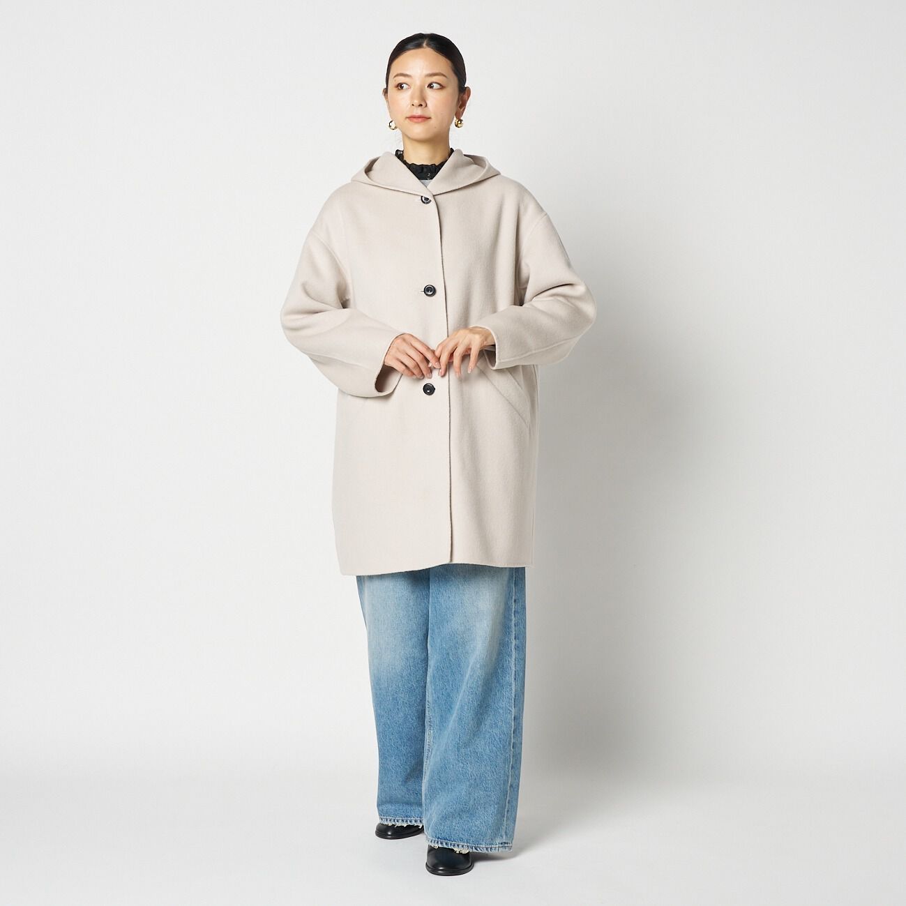 HELIOPOLE「HELIOPOLE DOUBLE FACE HOODIE COAT」|トレンチコート|