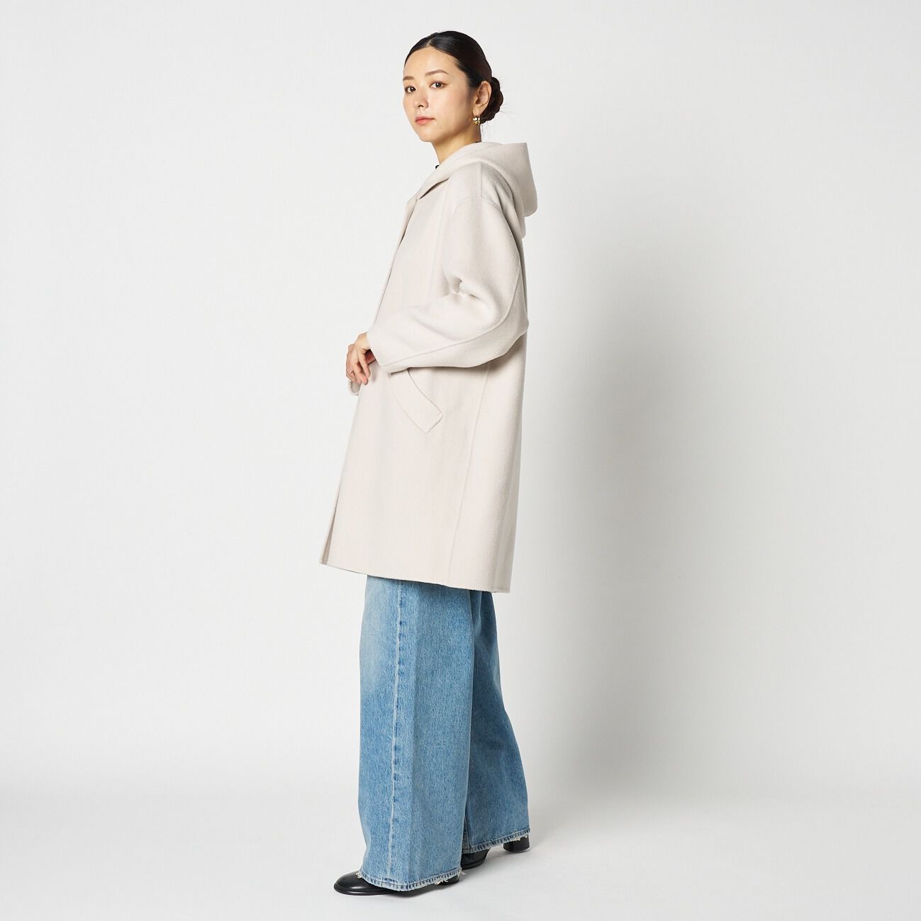 HELIOPOLE「HELIOPOLE DOUBLE FACE HOODIE COAT」|トレンチコート|