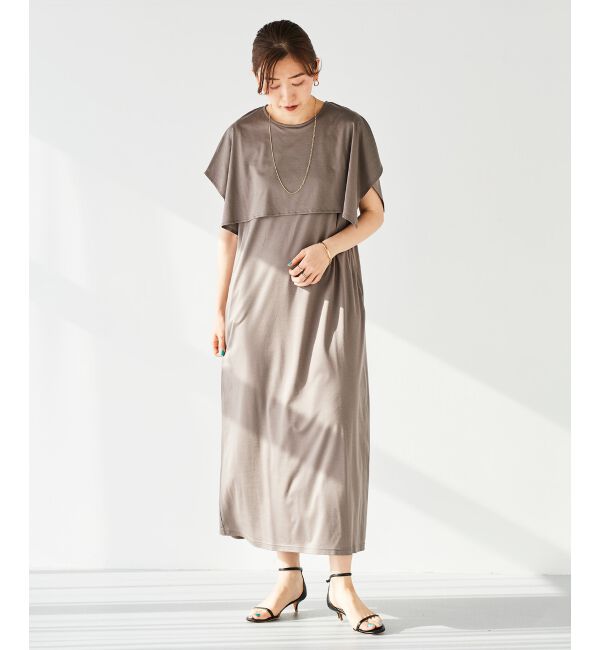 le.coeur blanc「ケープツキワンピース」|ワンピース|