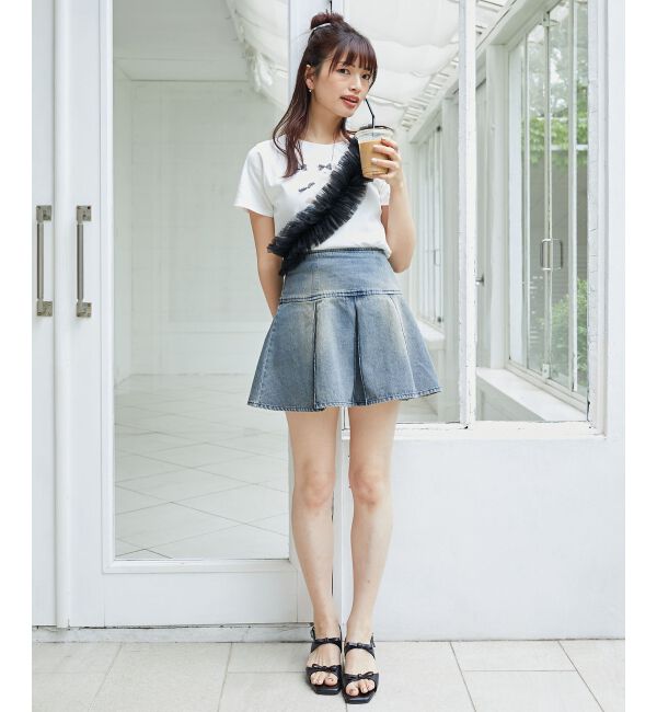 MAJESTICLEGON「ボックスプリーツミニスカパン」|その他|