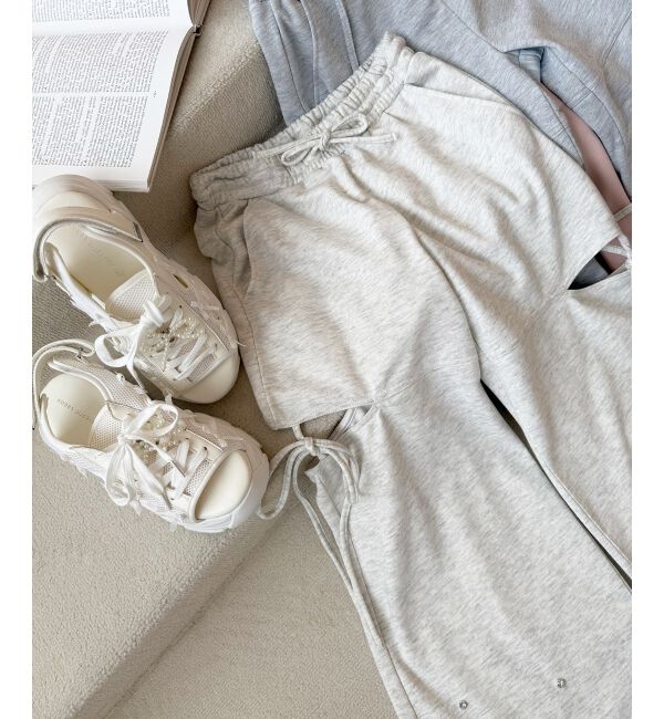  「スリットビジュースウェットパンツ」|その他|