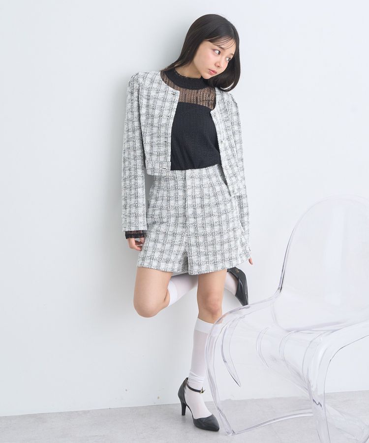 earth music&ecology「レースドッキングプルオーバー」|Tシャツ・カットソー|