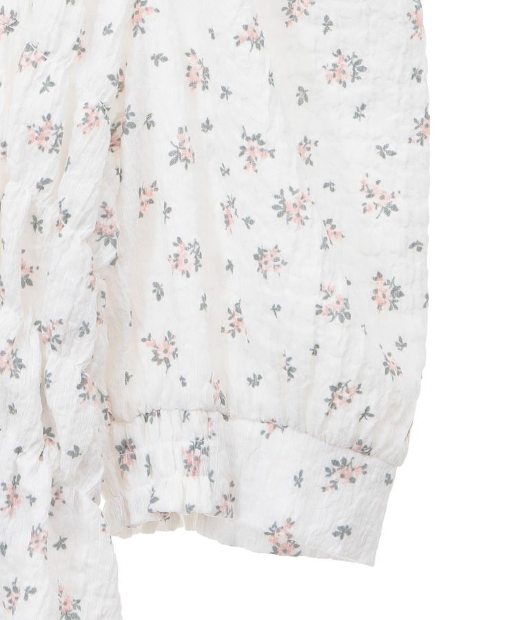 earth music&ecology「花柄ポコポコシャーリングトップス」|Tシャツ・カットソー|