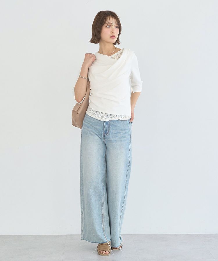 earth music&ecology「ソフトギャザーミュール」|サンダル|