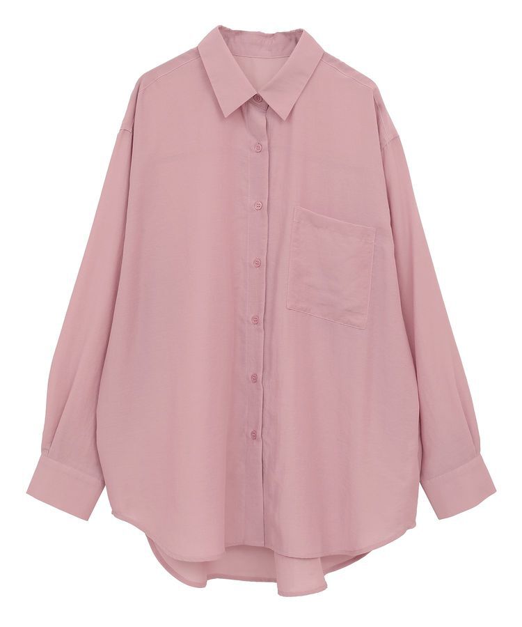 AMERICAN HOLIC「シアーボイルオーバーシルエットシャツ」|シャツ・ブラウス|