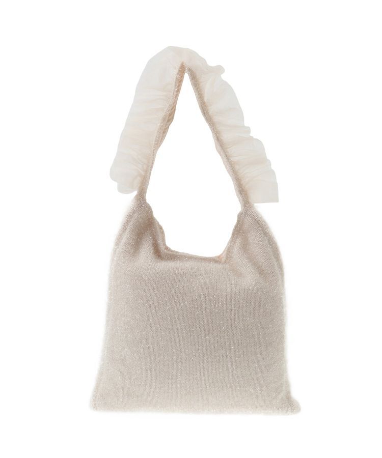 Green Parks「・QUON フリルニットワンショルダー」|ショルダー・メッセンジャー|