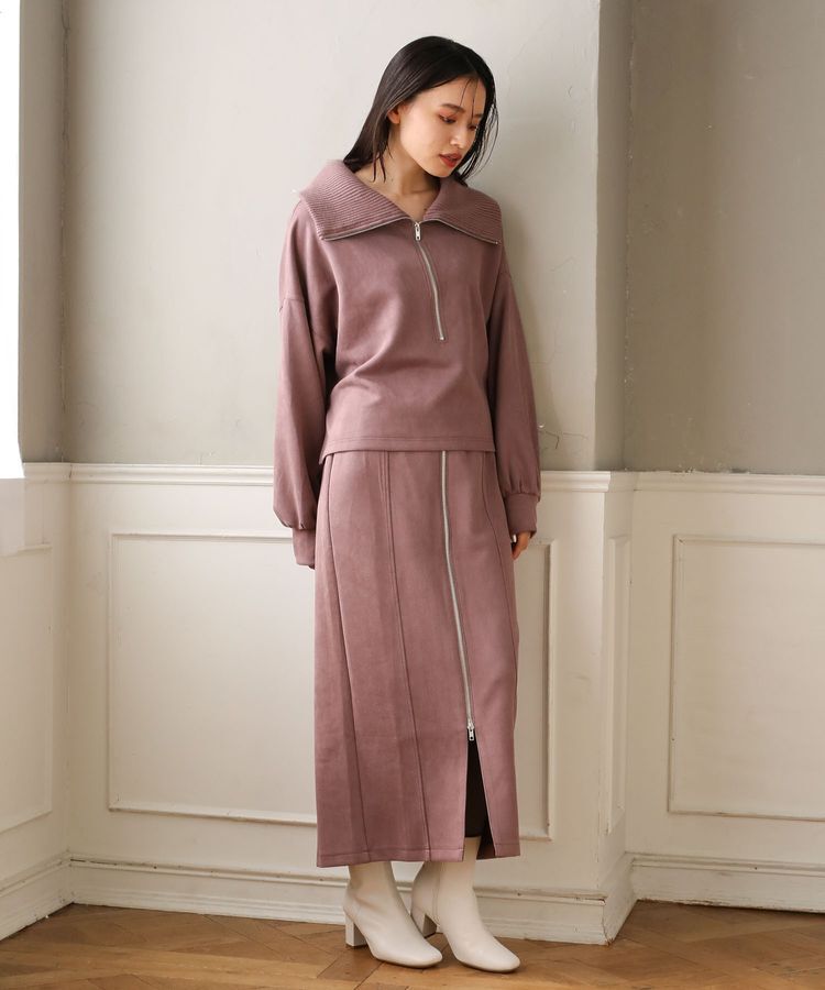 Green Parks「・ELENCARE DUE スエードポンチハーフZIP」|Tシャツ・カットソー|