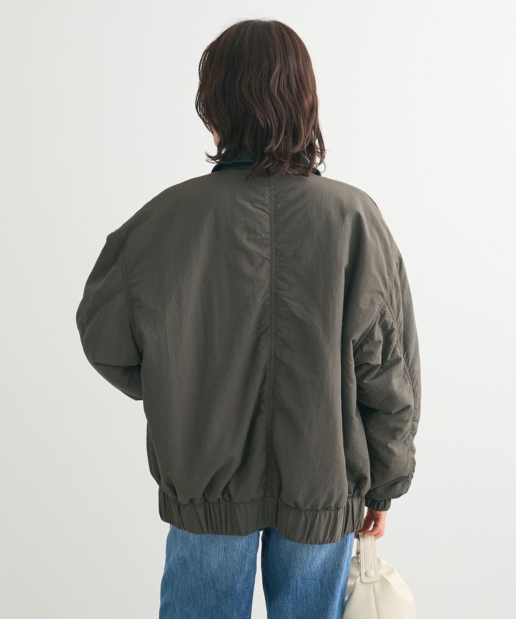 Green Parks「・ELENCARE DUE フェイクレザーエリブルゾン」|ブルゾン・スタジャン|