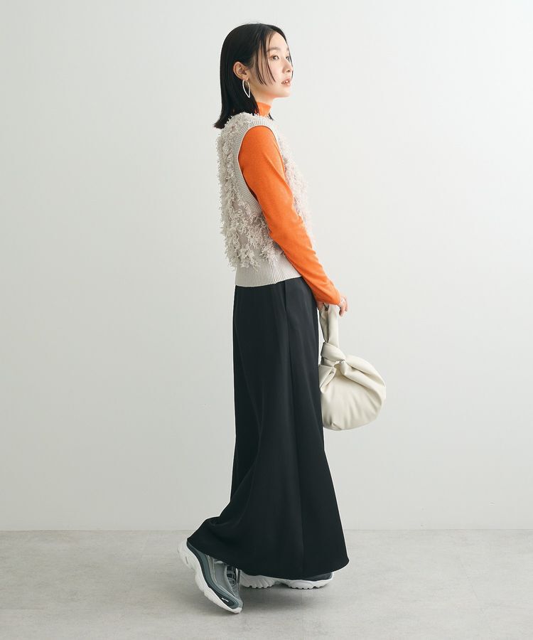 Green Parks「フリンジニットベスト」|ベスト・ジレ|