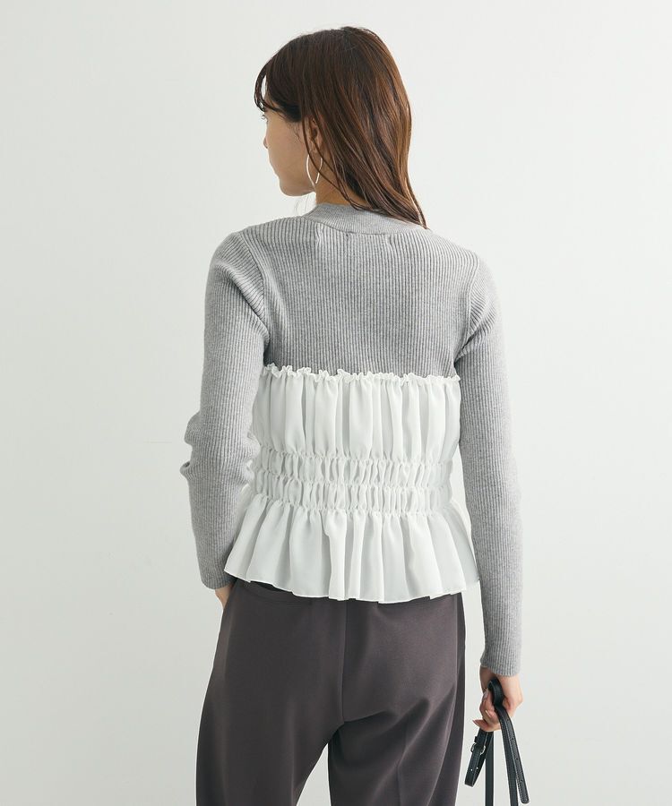 Green Parks「・swing by ビスチェレイヤーハイネックニット」|ニット・セーター|