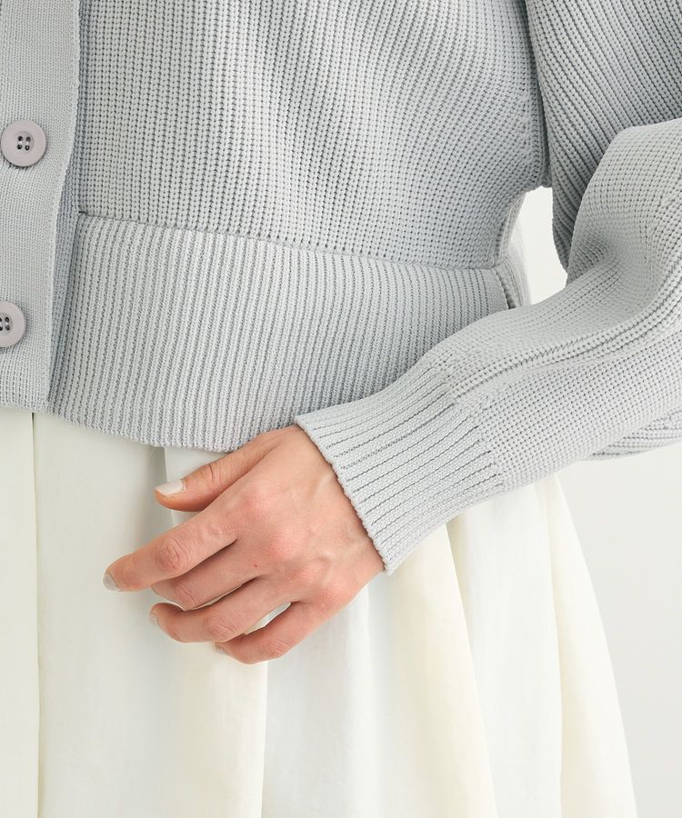 Green Parks「・ELENCARE DUE スソレイヤーニットカーディガン」|カーディガン|