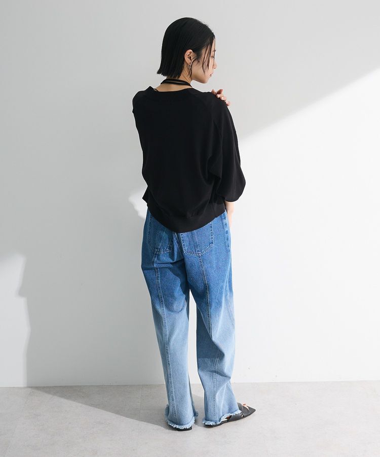 Green Parks「フロントZIPニットカーディガン」|カーディガン|