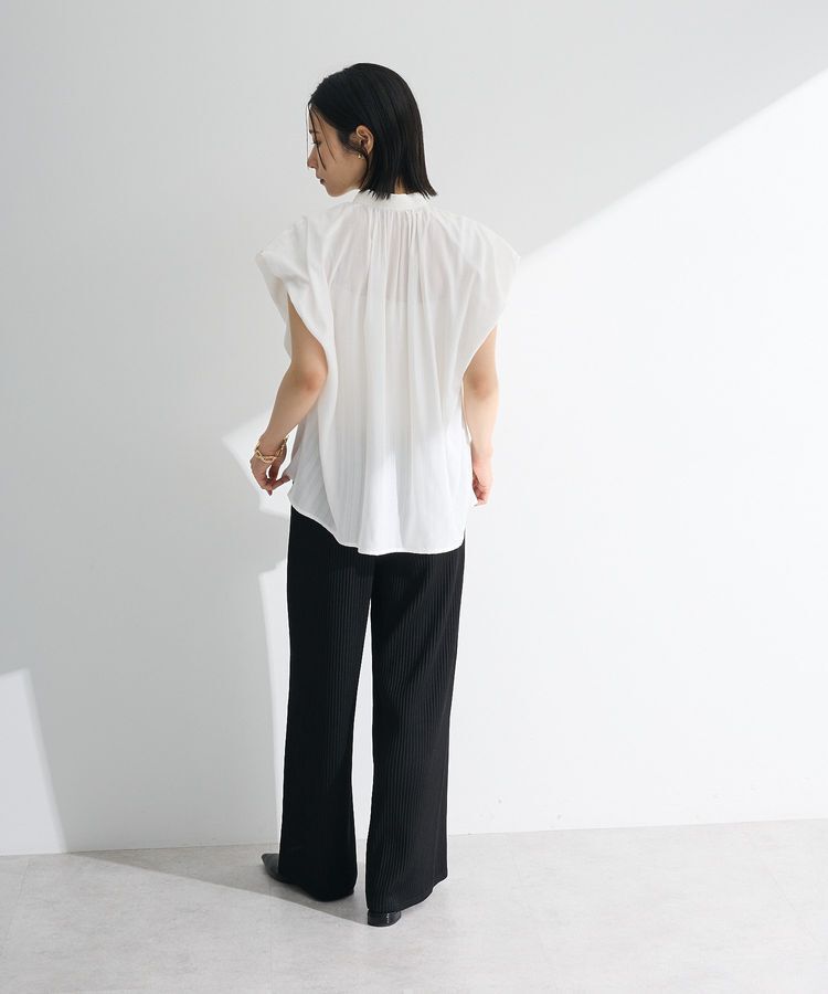 Green Parks「・ELENCARE DUE ボウタイフレンチブラウス」|シャツ・ブラウス|