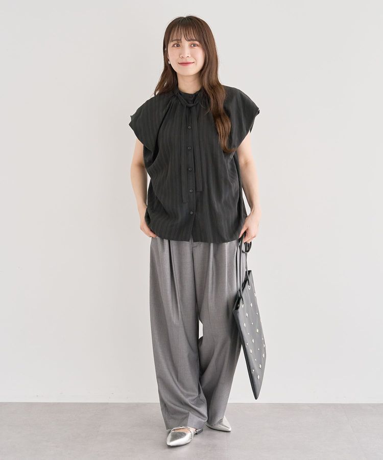 Green Parks「・ELENCARE DUE ボウタイフレンチブラウス」|シャツ・ブラウス|