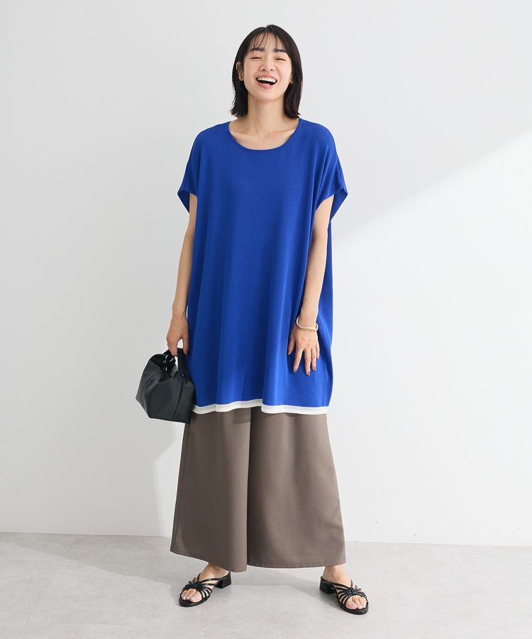 Green Parks「接触冷感ゆったりニットチュニック」|チュニック|