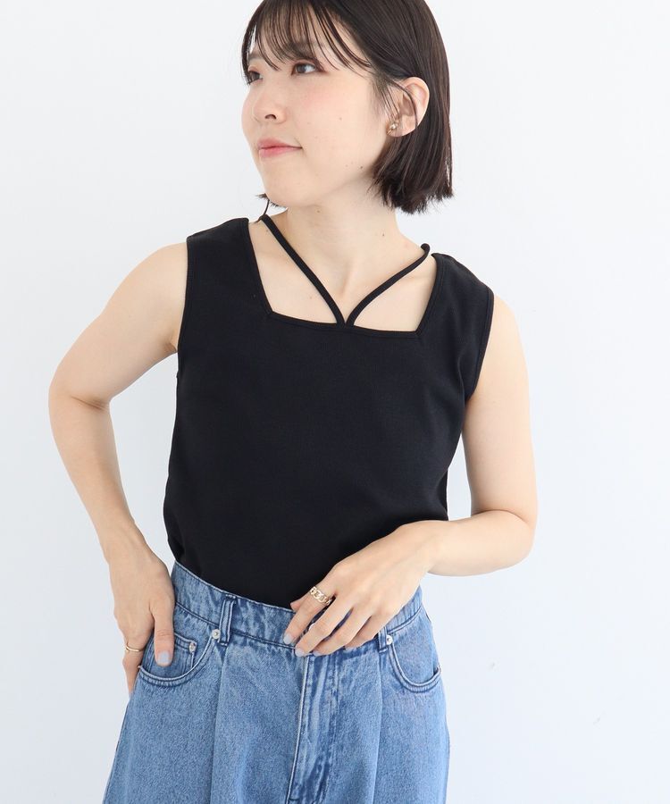 Green Parks「マルチストラップテレコタンク」|インナー|