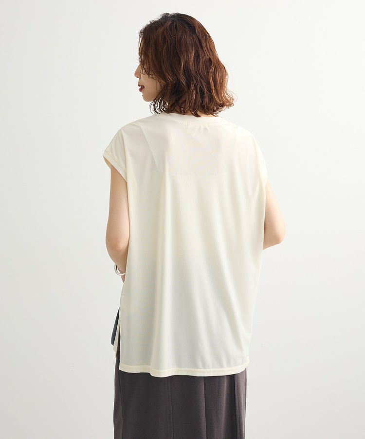 Green Parks「ベロアロゴフレンチスリーブチュニック」|チュニック|