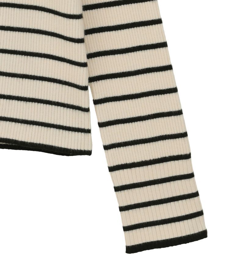 Green Parks「ラメライン入りリブニットプルオーバー」|ニット・セーター|