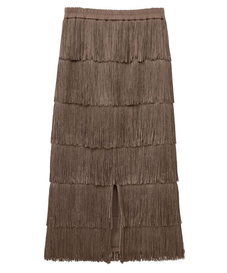 Editt by YECCA VECCA「フリンジロングスカート」|スカート|