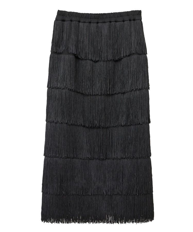 Editt by YECCA VECCA「フリンジロングスカート」|スカート|