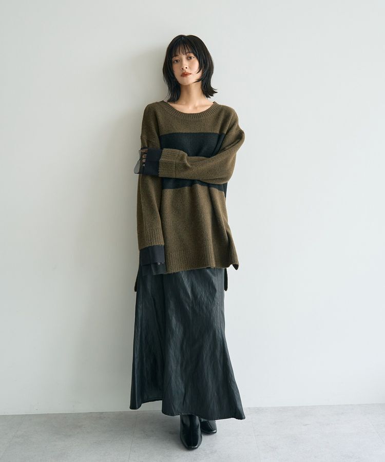 Editt by YECCA VECCA「レザーライクマーメイドスカート」|スカート|