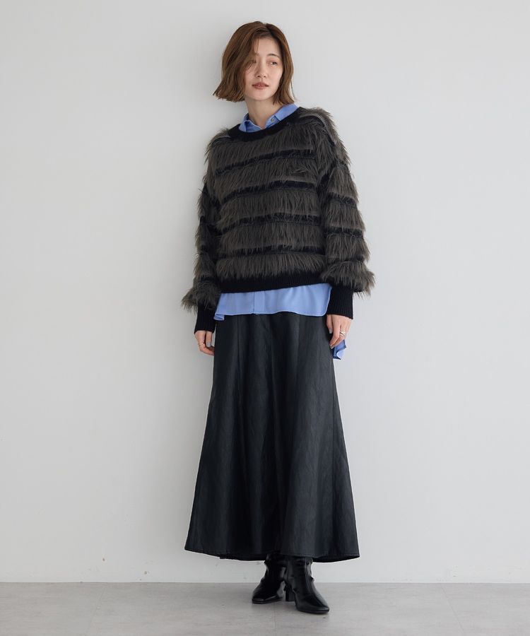 Editt by YECCA VECCA「レザーライクマーメイドスカート」|スカート|
