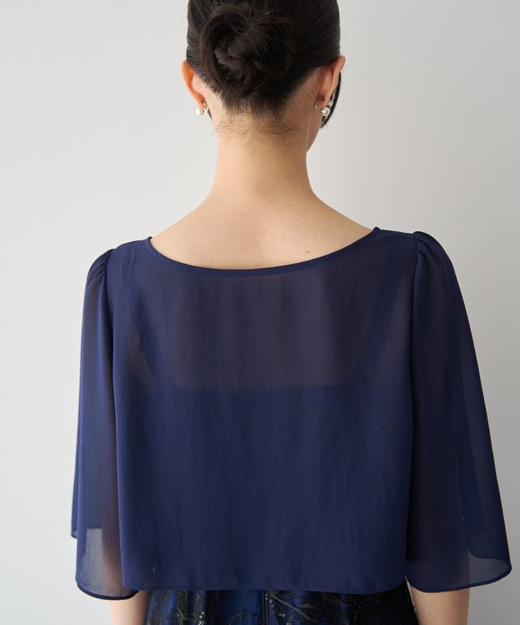 YECCA VECCA「【2点SET】フラワー柄スパンコール刺繍ドレス」|ワンピース|