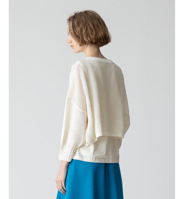 allureville「ドロップ天竺クロップドプルオーバー」|ニット・セーター|