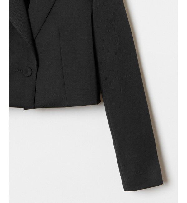 LOULOU WILLOUGHBY「【LOULOU WILLOUGHBY】ルマーノツイルショートジャケット」|テーラードジャケット|