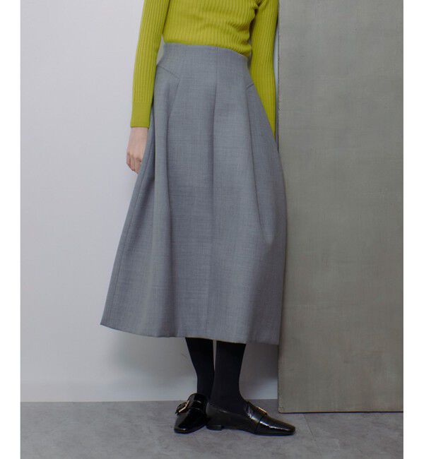 allureville「ボンディングフレアースカート」|フレア|