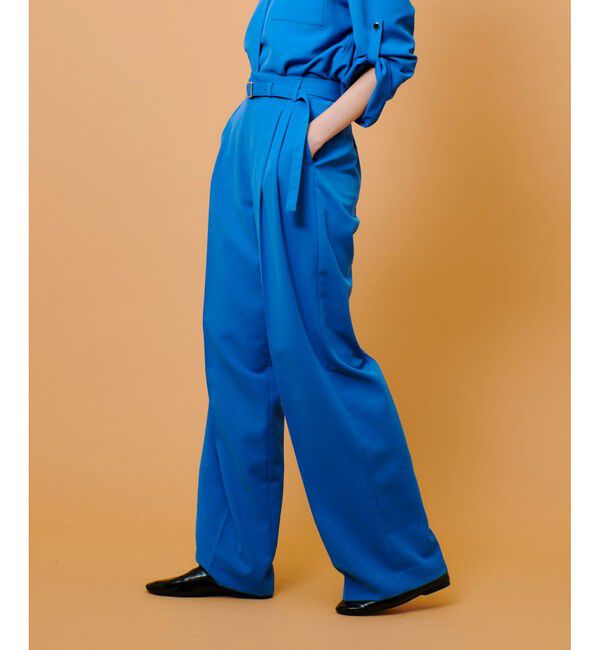 allureville「CRISPYカルゼタックパンツ」|チノ|