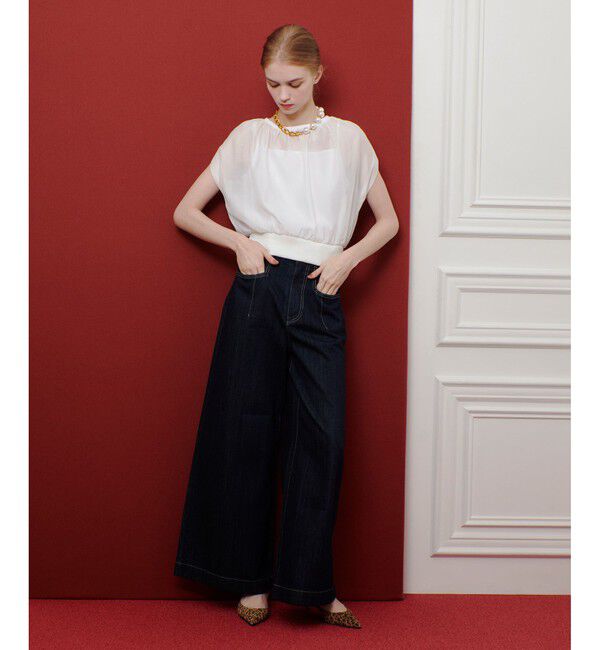 LOULOU WILLOUGHBY「【LOULOU WILLOUGHBY】キャミソールドッキングプルオーバー」|Tシャツ・カットソー|